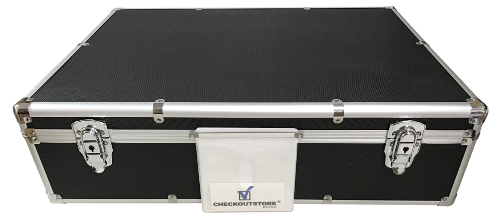 CheckOutStore Aluminum CD/DVD Storage Box (Holds 1000 Discs