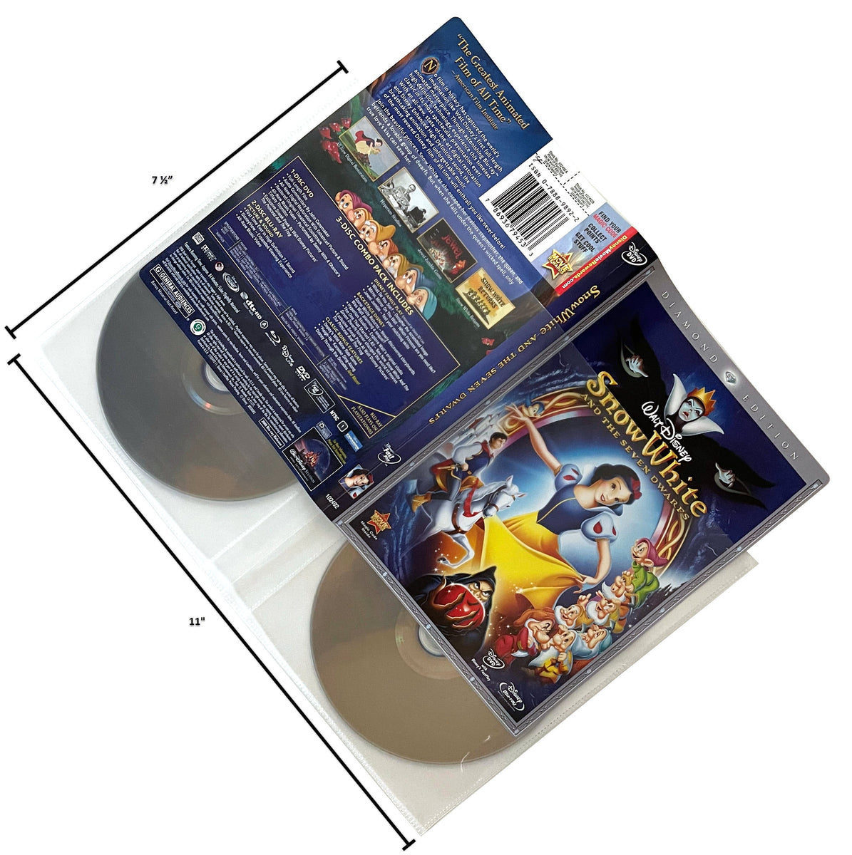 CheckOutStore Clear 2 Disc CPP Full Cover Sleeve & DVD