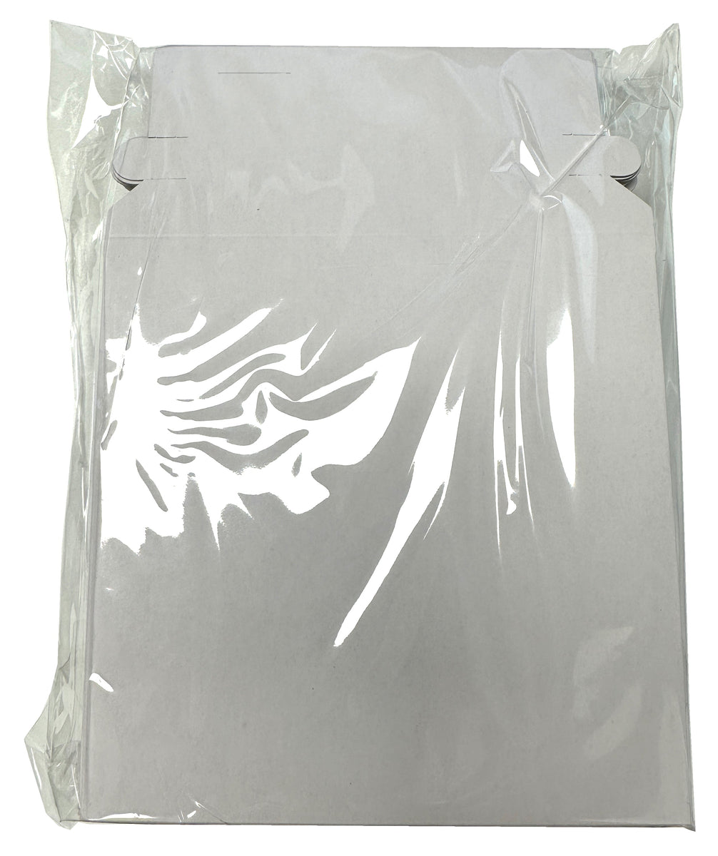 CD/DVD White Self Seal Mailers Flat Cardboard Mailers with Flap (5.25