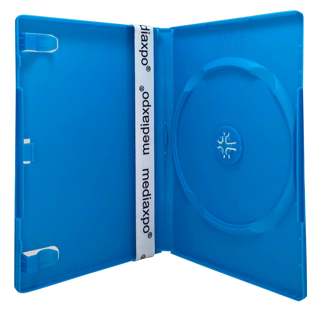 Mediaxpo Console Game Case Replacement Game Cases compatible with Baby Blue Nintendo Wii 14mm