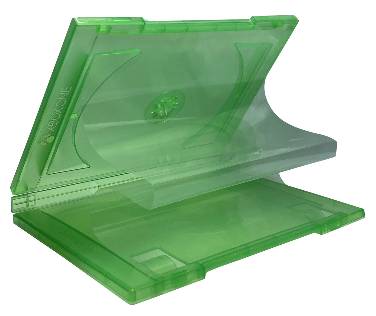 Replacement Game Cases compatible with Clear Green Xbox One 12mm [Disc