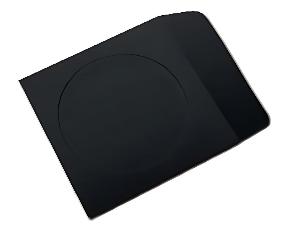 Mediaxpo Paper Sleeves Black / 100 Paper CD Sleeves with Window & Flap