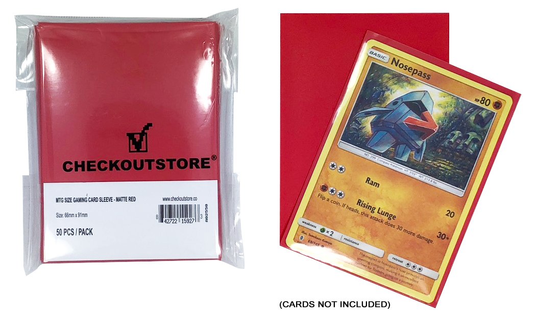 CheckOutStore Matte Protective Sleeves compatible with Magic The Gathe CheckOutStore.com CheckOutStore Matte Protective Sleeves compatible with Magic The Gathe CheckOutStore.com