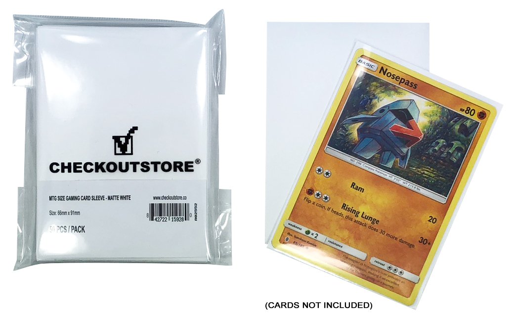 CheckOutStore Matte Protective Sleeves compatible with Magic The Gathe CheckOutStore.com CheckOutStore Matte Protective Sleeves compatible with Magic The Gathe CheckOutStore.com