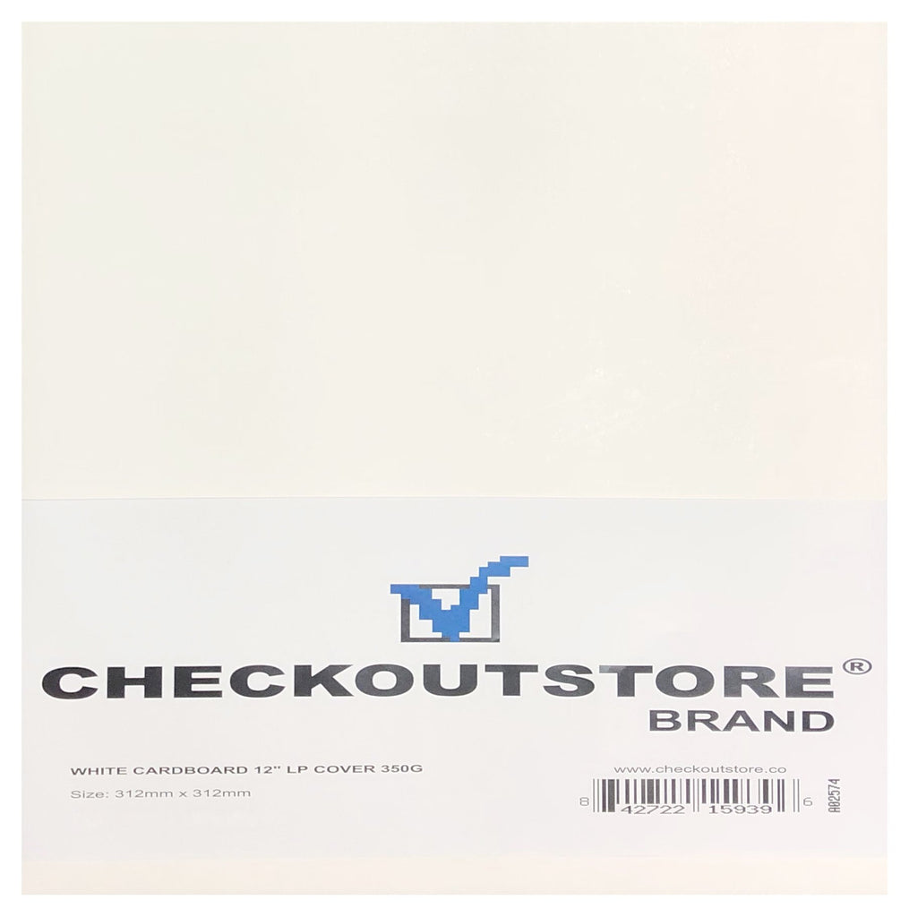 CheckOutStore Cardboard Jackets Album Cover for 12" LP Vinyl 33 RPM Records
