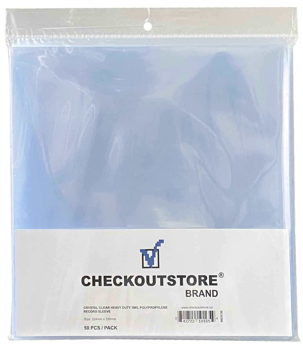 CheckOutStore Clear Plastic OPP for 12