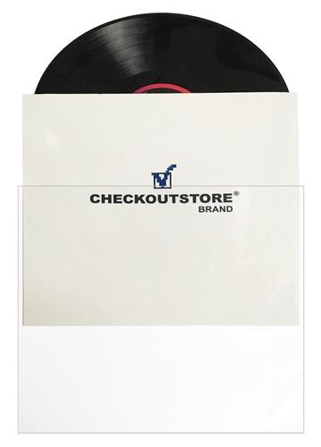 100 Record Sleeves for Vinyl Record- Crystal Clear Premuim Vinyl Record  Sleeve