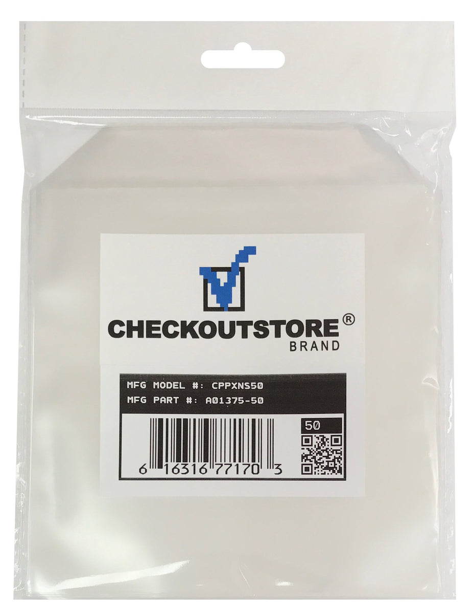 100 CheckOutStore Stamp & Die Clear Storage Pockets (6 3/4 x 9 1/2) **1-3  DAYS