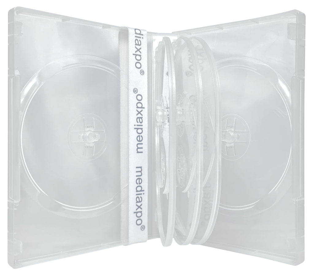 Mediaxpo DVD Cases Clear / 10 8 Disc DVD Cases