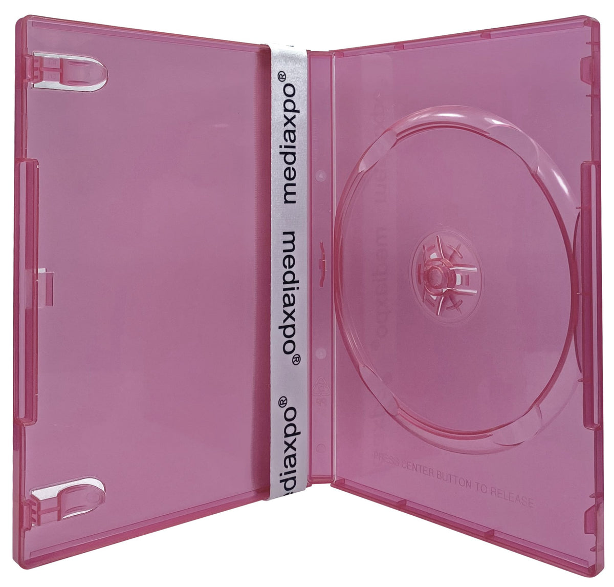 CheckOutStore (50) Premium Standard Single 1-Disc DVD Cases 14mm (White)