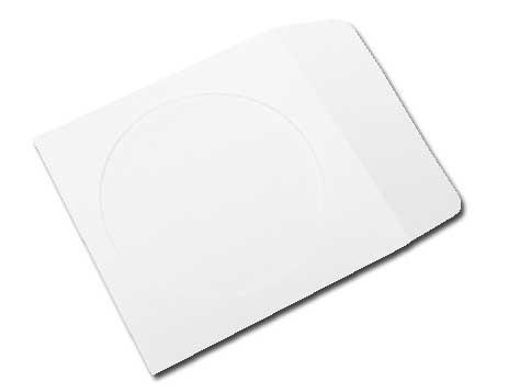 Paper CD Sleeves with Window & Flap 120 GSM [Discontinued]
