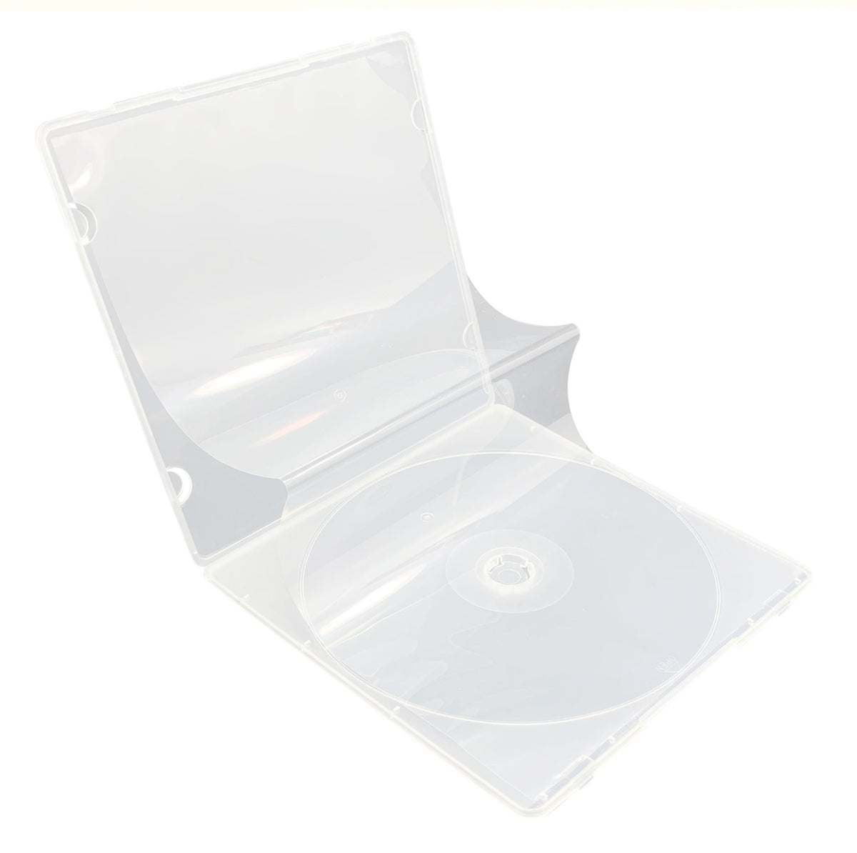 CheckOutStore 25 PREMIUM STANDARD Solid White Color Double DVD Cases (100%  New Material) 