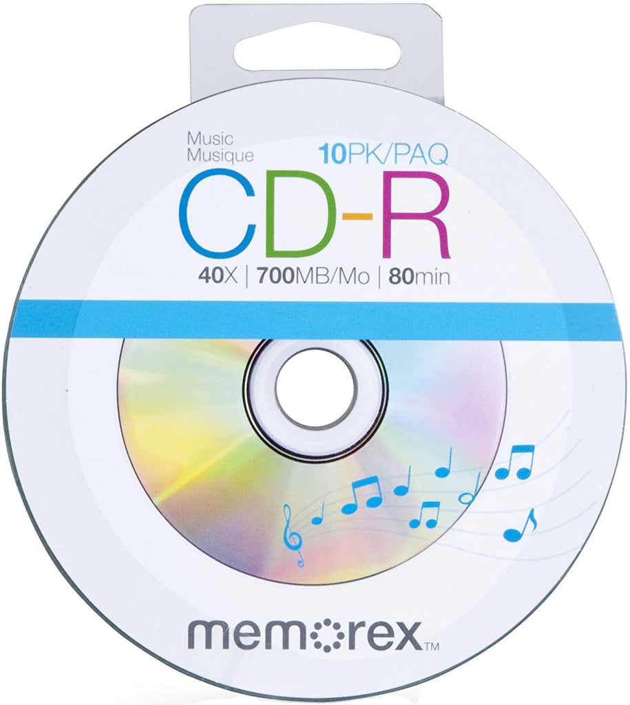 Memorex Discontinued Memorex 40X Digital Audio Music CD-R 80min 700MB Spin Base (Logo on Top) [Discontinued]