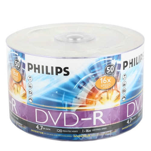 Philips Discontinued Philips 16X DVD-R 4.7GB (Philips Logo on Top) [Discontinued]