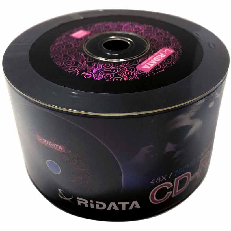 Ritek Ridata Discontinued Ritek Ridata 48X Black Bottom CD-R 80min 700MB Digital Vinyl [Discontinued]