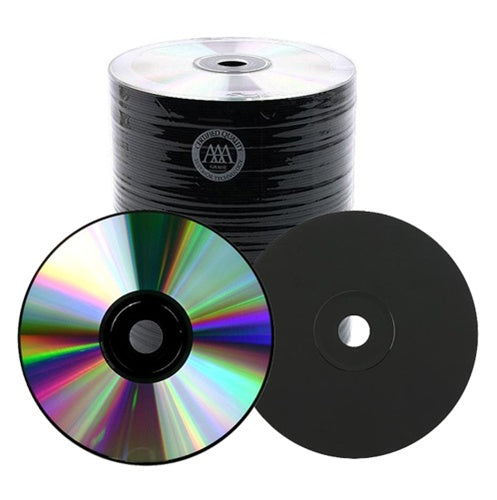 Spin-X Discontinued Spin-X 48X Black Bottom CD-R 80min 700MB Shiny Silver [Discontinued]