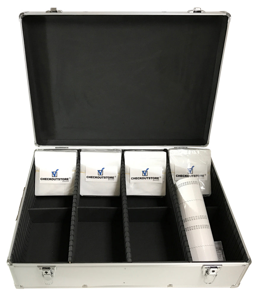 CheckOutStore Aluminum Storage Boxes Silver CheckOutStore Aluminum CD/DVD Storage Box (Holds 1000 Discs)