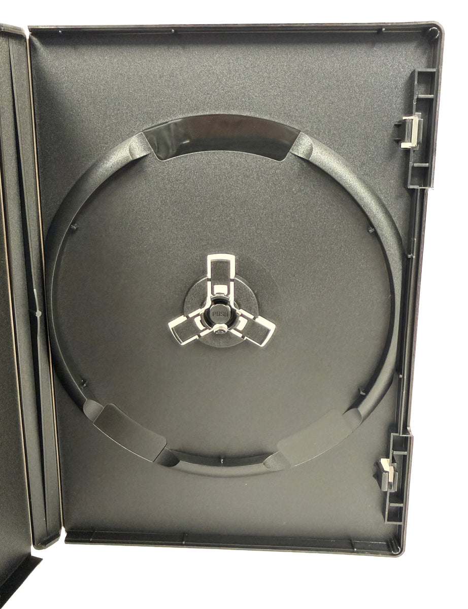 ULTRA PREMIUM STANDARD Black Single DVD Cases 14MM 76g (100% New Mater ...
