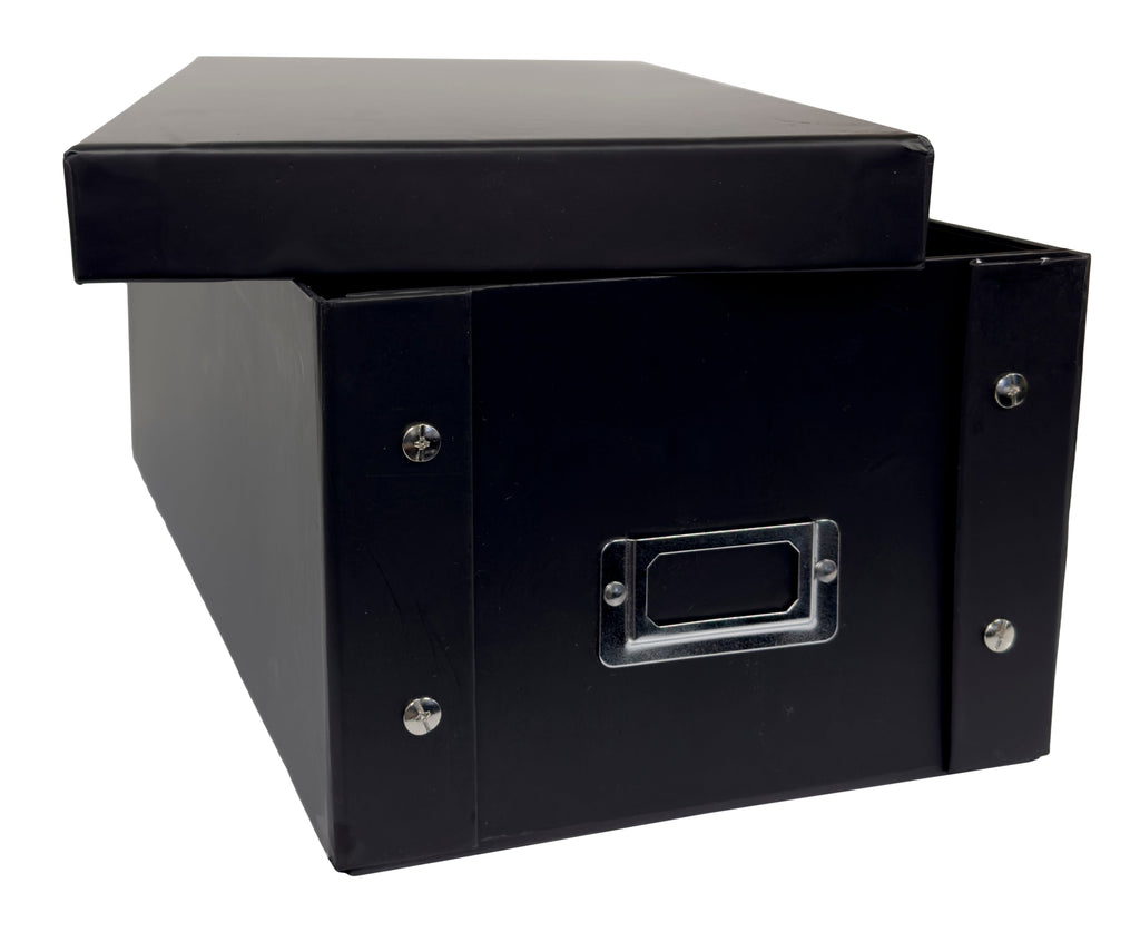 CheckOutStore Black DVD Cases Storage Box (Holds 25 Cases