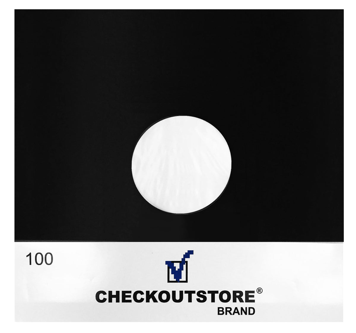 CheckOutStore Paper Record Polylined With Hole for 12