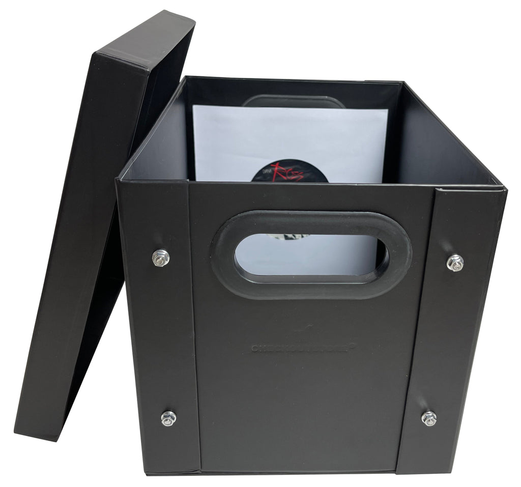 CheckOutStore Record Storage Boxes Black / 1 CheckOutStore 7" Vinyl Record 45 RPM Storage Box