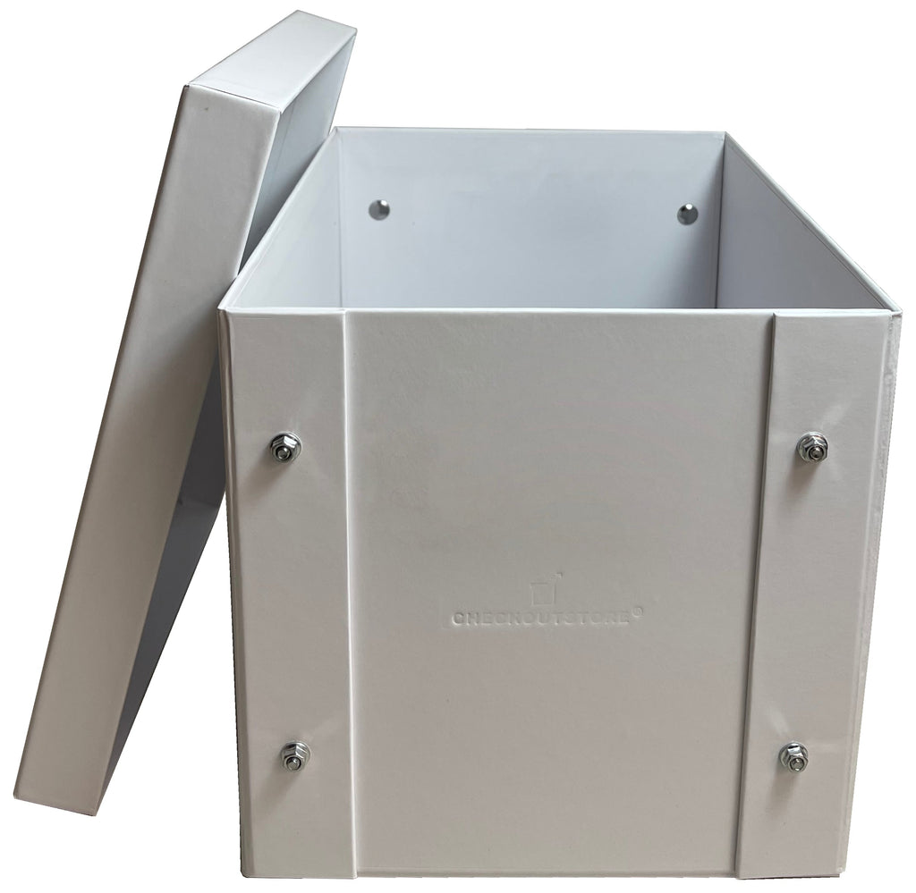 CheckOutStore Record Storage Boxes White / 1 CheckOutStore 7" Vinyl Record 45 RPM Storage Box II