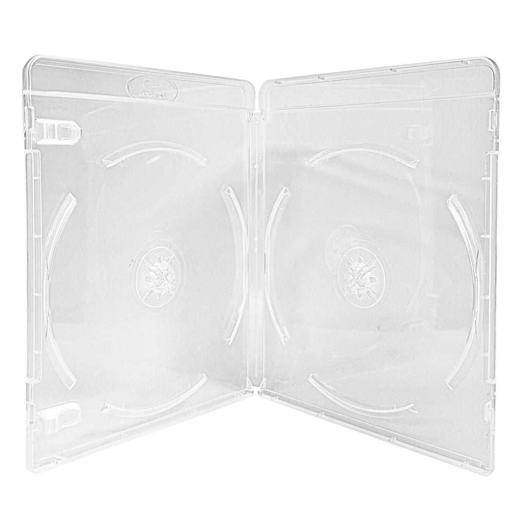 Mediaxpo Blu-ray Cases PREMIUM Clear Blu-Ray Double Cases 11MM