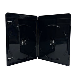 PREMIUM Shiny GLOSSY Black 4K Blu-Ray Double Cases 11MM