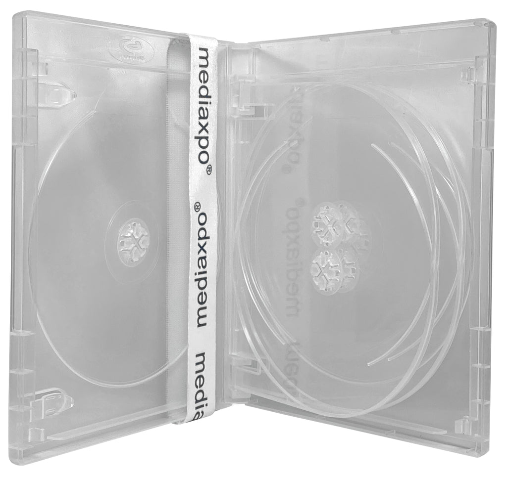 PREMIUM STANDARD Clear Blu-Ray 6 Disc Cases 14mm