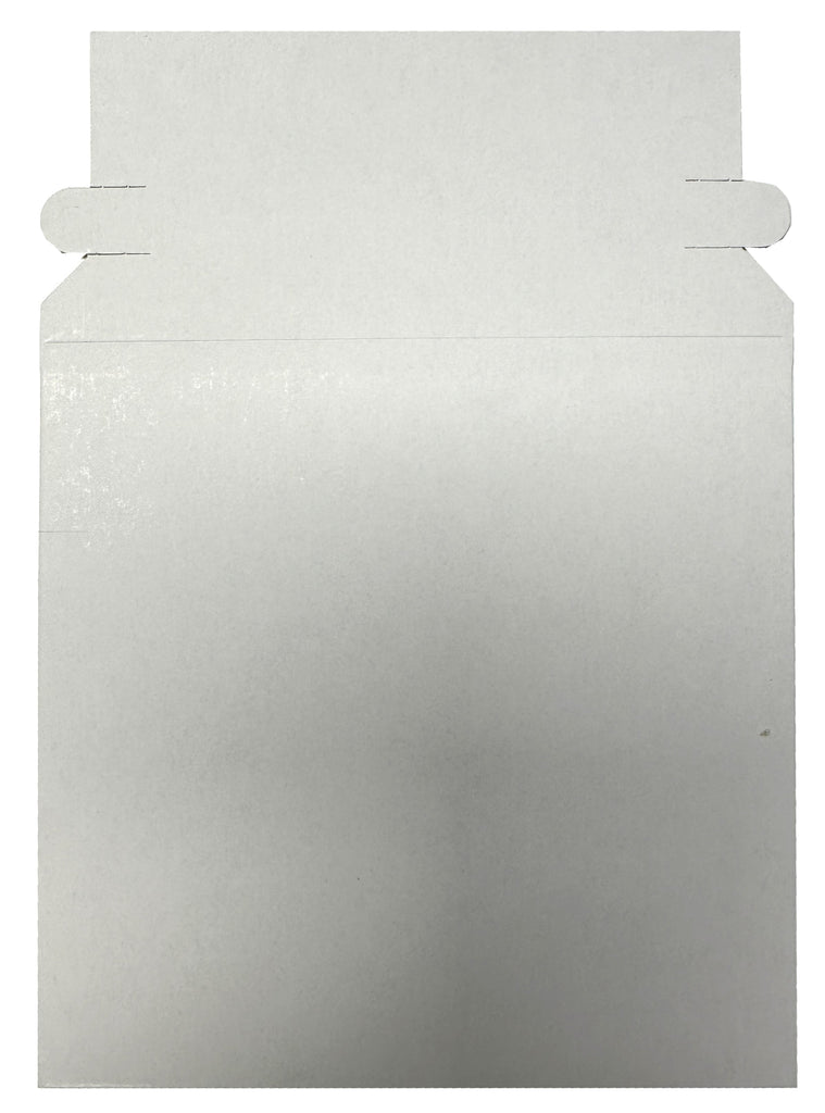 Mediaxpo Cardboard Mailers CD/DVD White Self Seal Mailers Flat Cardboard Mailers with Flap (5.25 x 5.25)