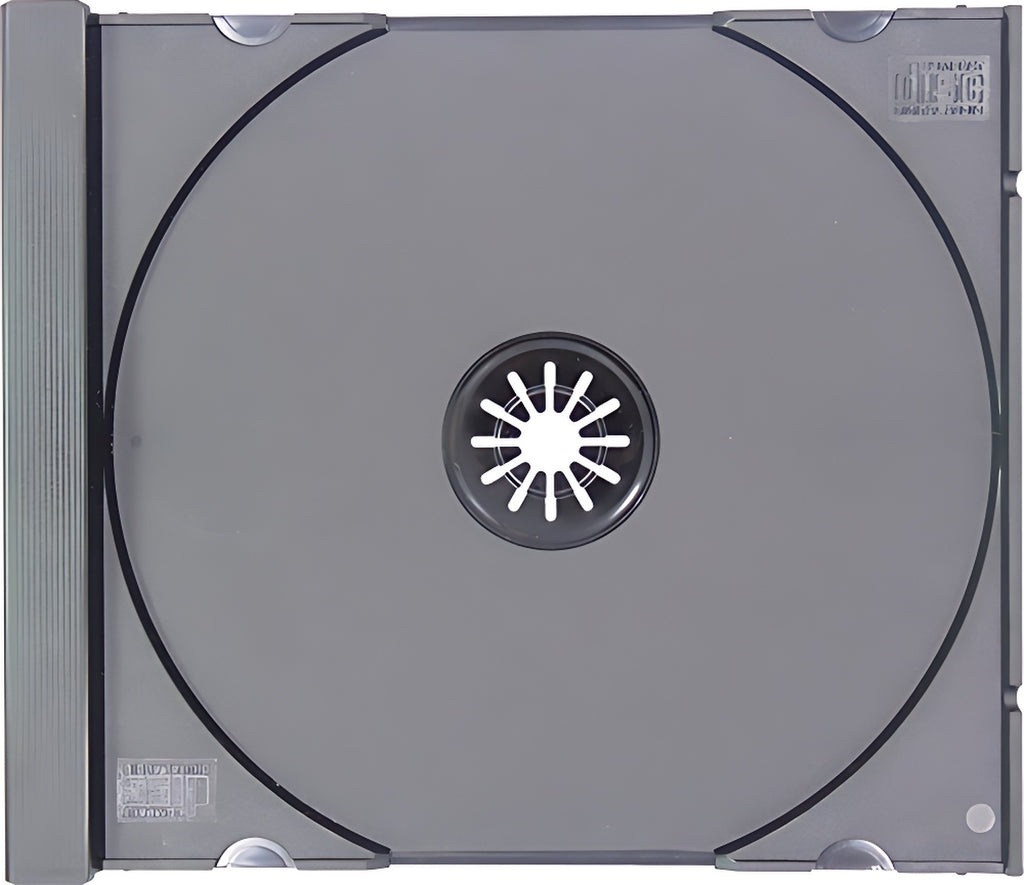 Mediaxpo CD Jewel Cases Black / 10 Replacement Trays for STANDARD CD Jewel Case (NO Cartons)