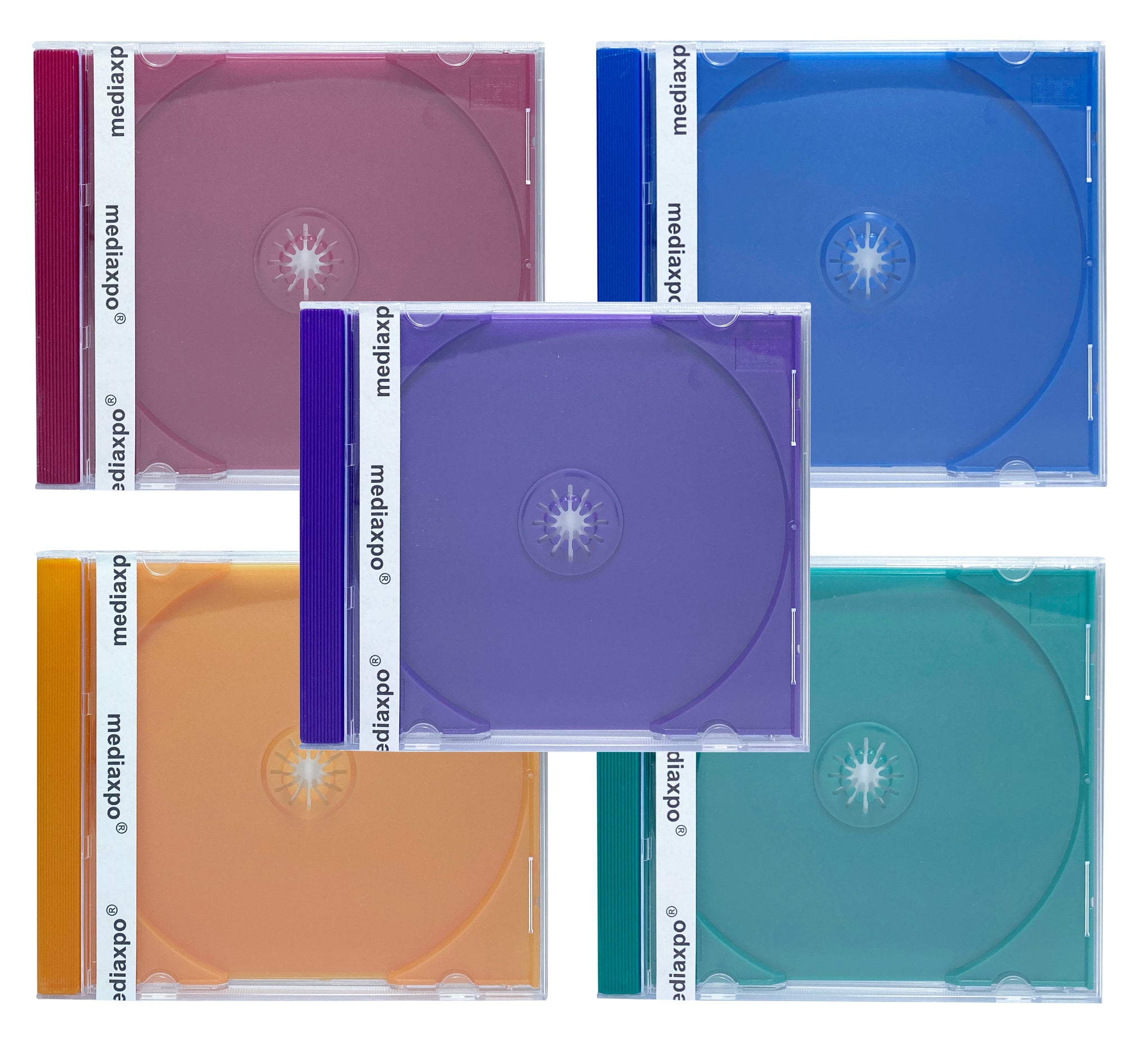 Basic Cd Case Colorized STANDARD Assorted Solid Color CD Jewel Case – CheckOutStore.com