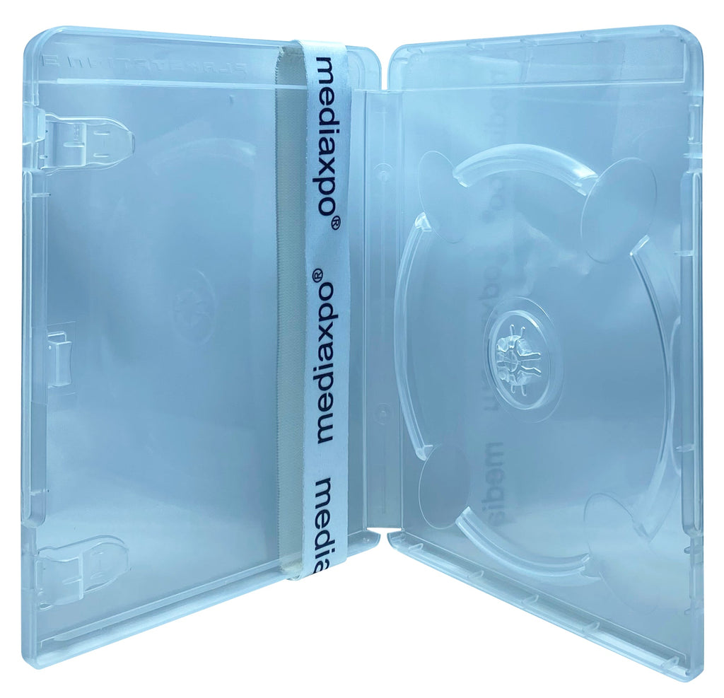 Mediaxpo Console Game Case Replacement Game Cases compatible with Clear Playstation 3 Blu-ray 14mm