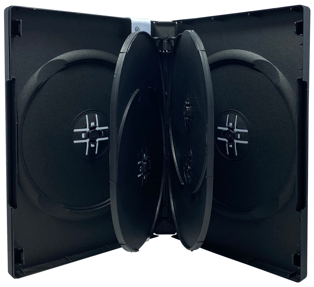 Mediaxpo DVD Cases Black / 10 6 Disc DVD Cases