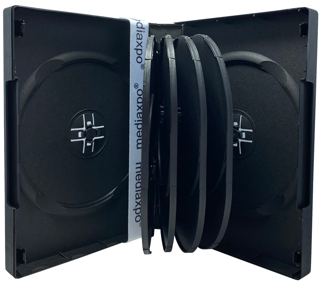 Mediaxpo DVD Cases Black / 5 10 Disc DVD Cases