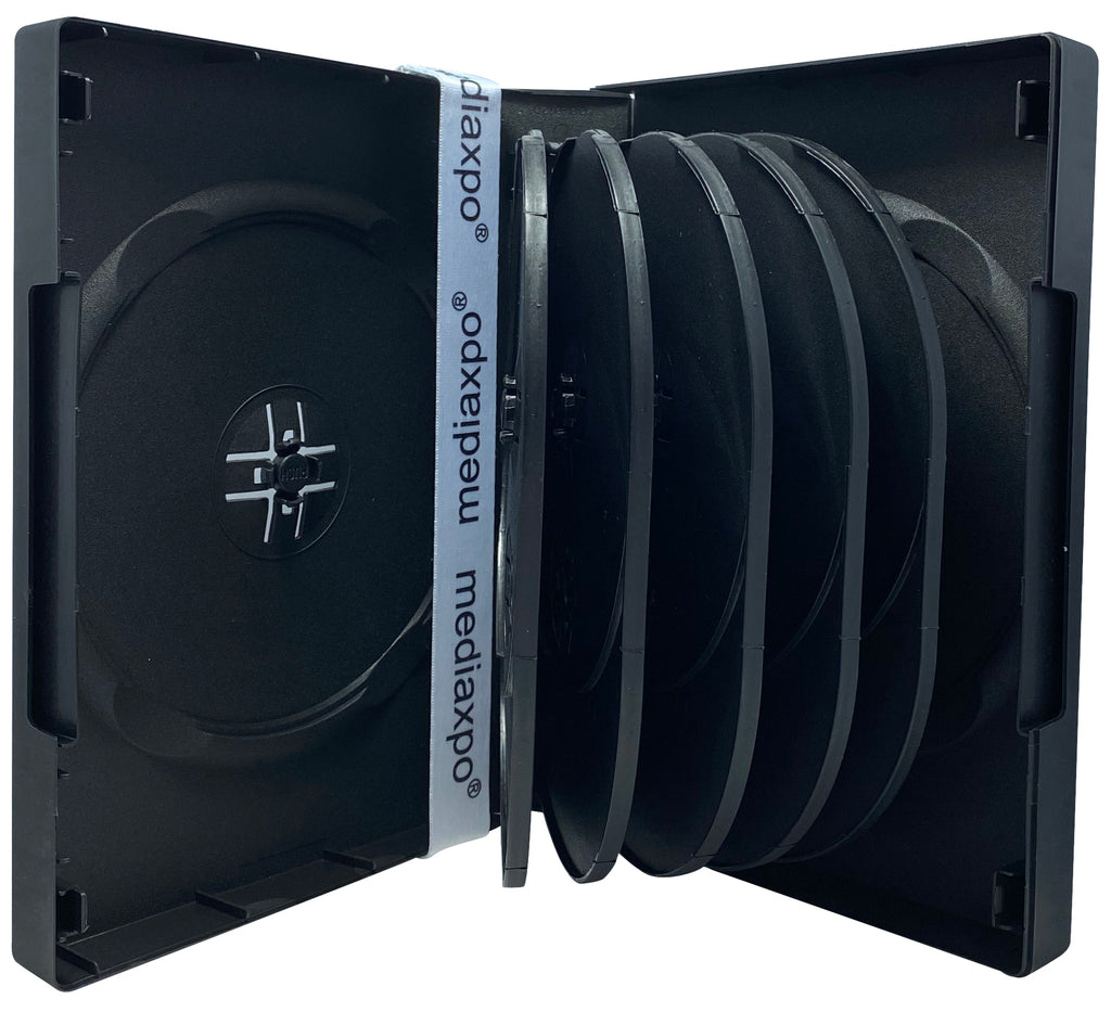 Mediaxpo DVD Cases Black / 5 12 Disc DVD Cases