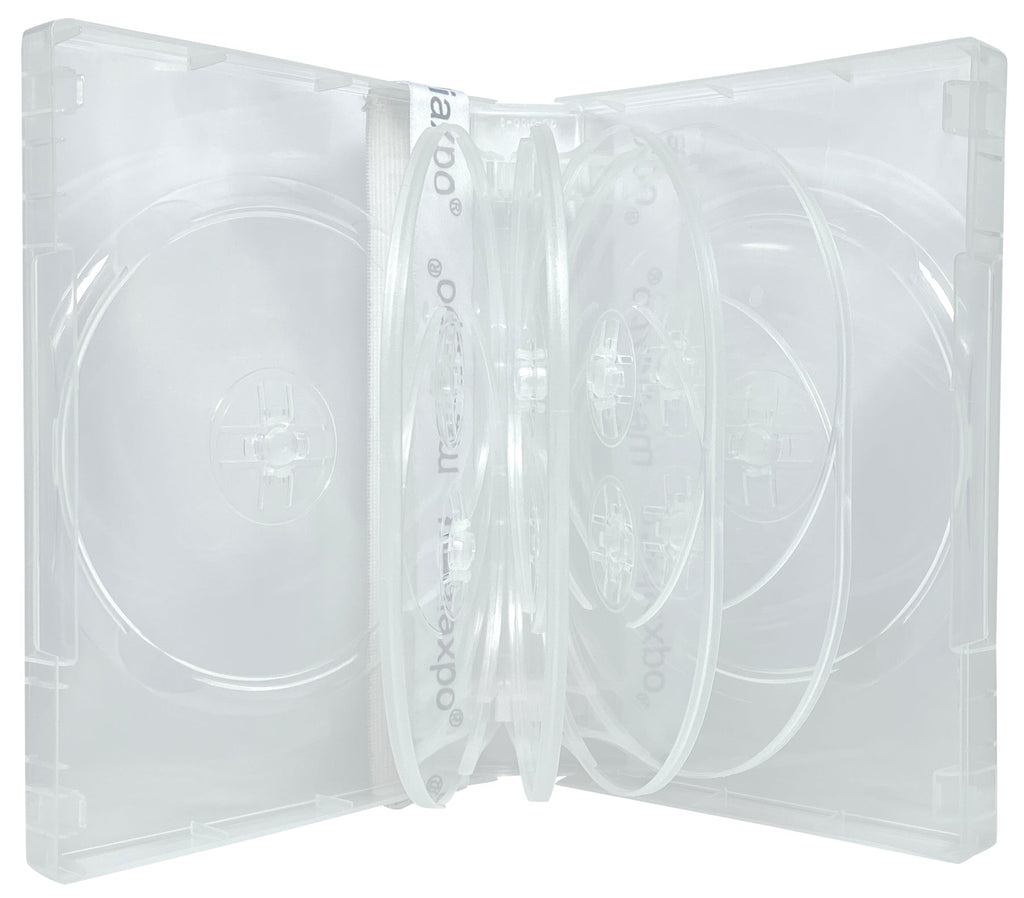 Mediaxpo DVD Cases Clear / 5 10 Disc DVD Cases