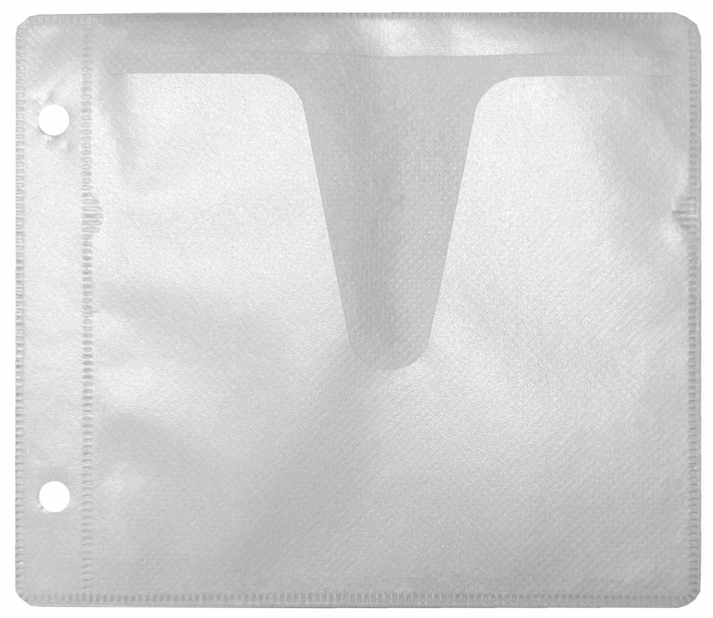 Mediaxpo Plastic Sleeves PREMIUM CD Double-sided Refill Plastic Sleeve White