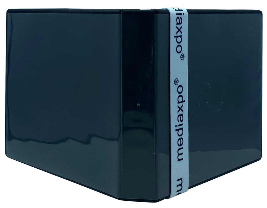 CD/DVD Poly Stackable Square Box (Holds Up to 16 Discs