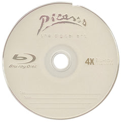 Picasso Blu-ray 4X BD-R 25GB Disc Logo on Top [Discontinued