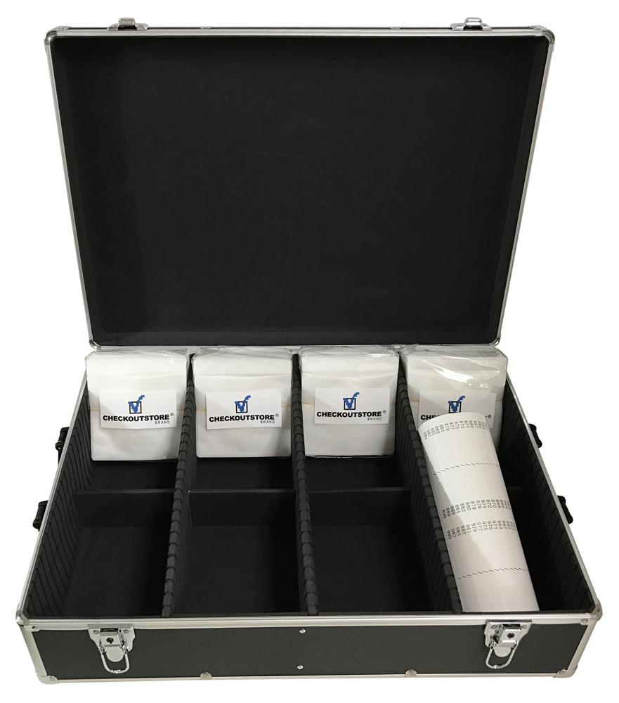 CheckOutStore Aluminum Storage Boxes Silver CheckOutStore Aluminum CD/DVD Storage Box (Holds 1000 Discs)