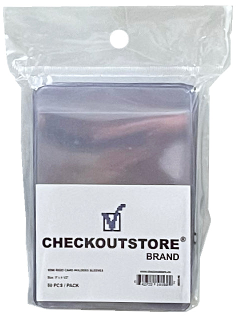CheckOutStore Clear Semi Rigid Card Holders (3 x 4 1/2 in) [Discontinu –  CheckOutStore.com