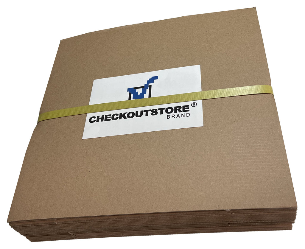 CheckOutStore Cardboard Pads CheckOutStore Insert Cardboard Pads for 33 RPM LP Record 12 1/2" x 12 1/2"