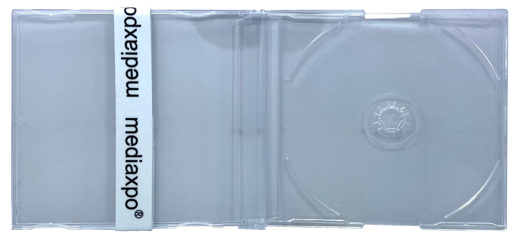 CheckOutStore CD Jewel Cases SLIM Import CD-5 Maxi SUPER Clear CD Jewel Cases J Card European 7.2mm