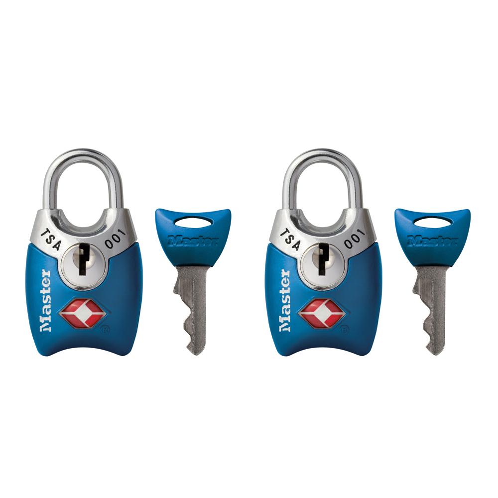 [FG-MPADLOCK] Master Lock Padlock 4689T 1in (25mm) Wide Tsa-accepted Luggage Lock with Shrouded Shackle