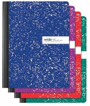 [FG-NBWC] 1 Random Color Wide Ruled Composition Notebook