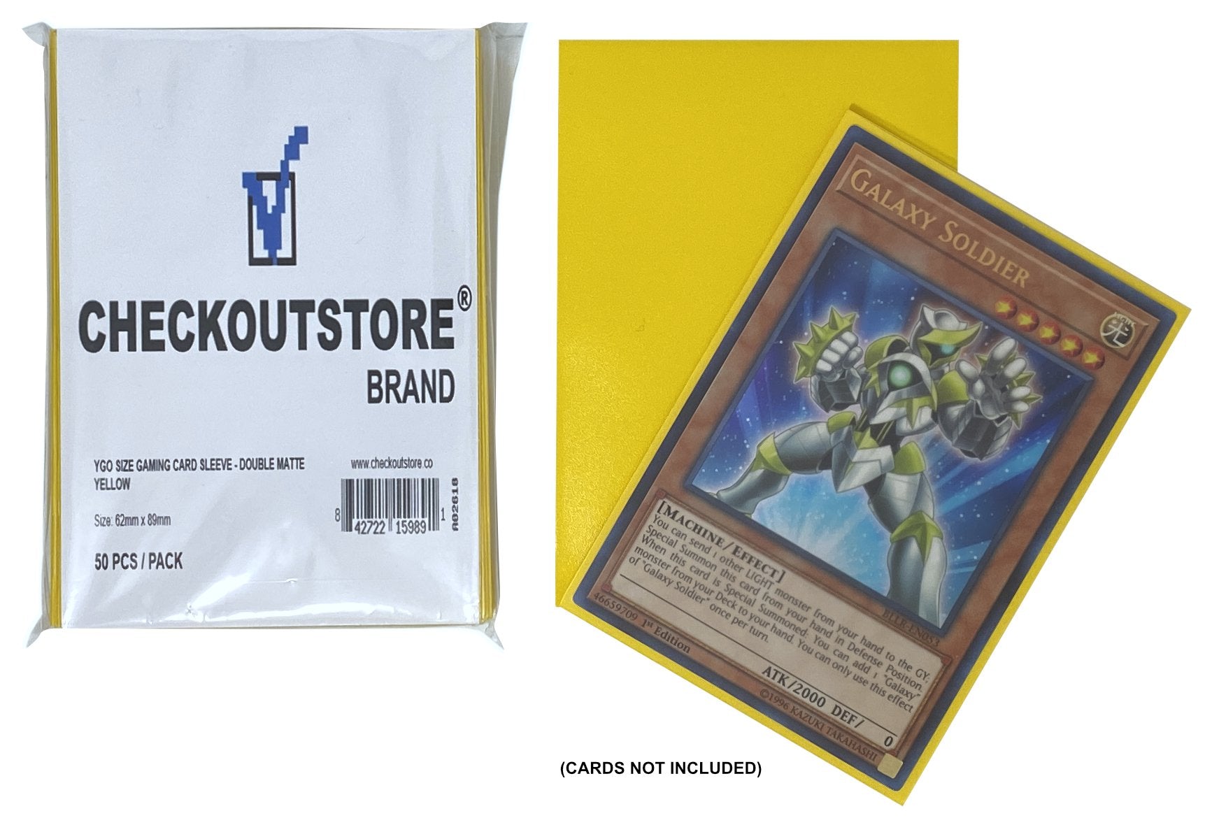 CheckOutStore Double Matte Protective Sleeves compatible with Yu-Gi-Oh CheckOutStore.com CheckOutStore Double Matte Protective Sleeves compatible with Yu-Gi-Oh CheckOutStore.com