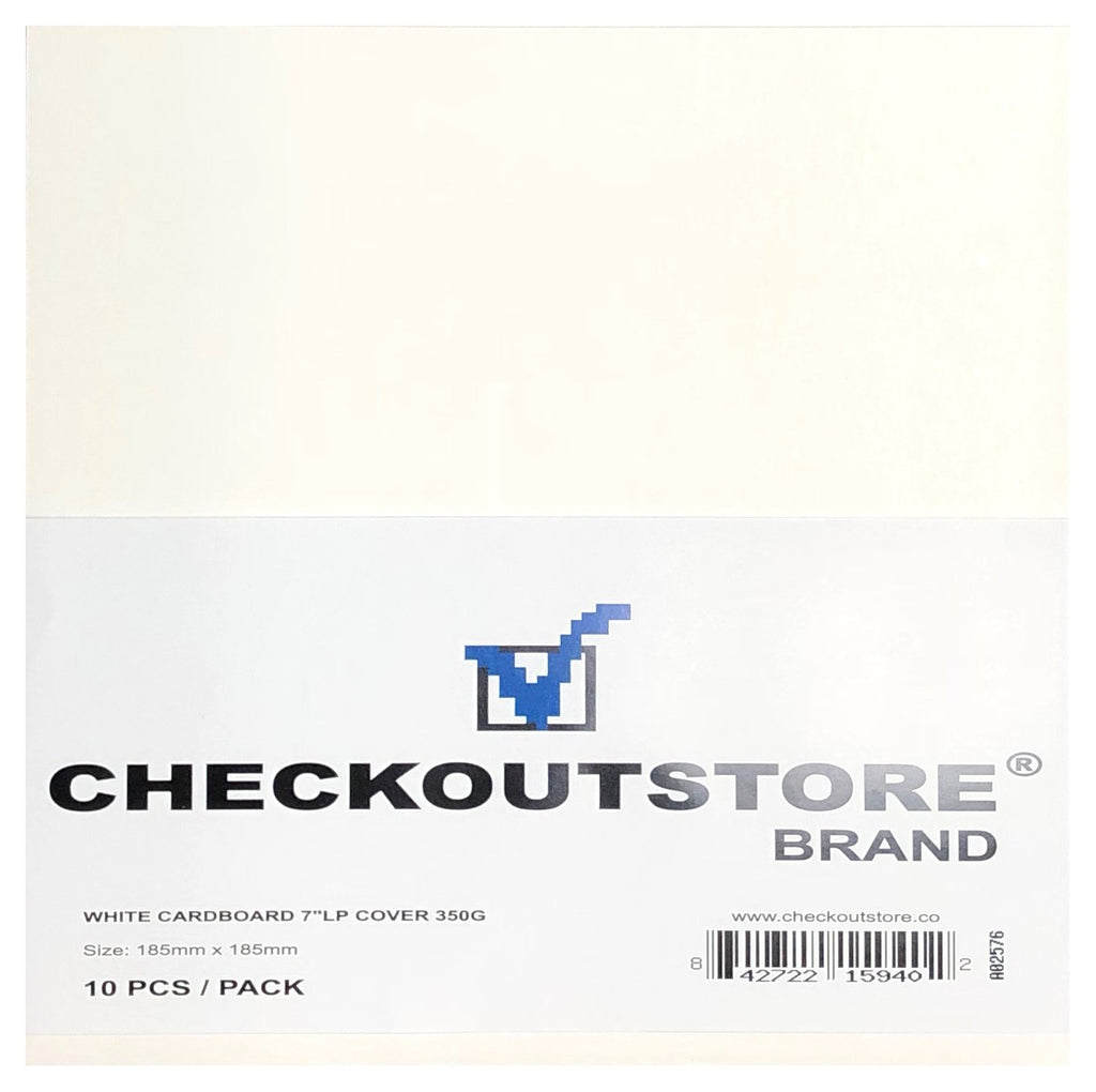 CheckOutStore Cardboard Jackets Cover for 7" Vinyl 45 RPM Records