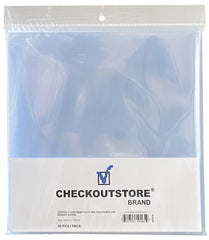 CheckOutStore Clear Plastic CPP for 12 LP Vinyl 33 RPM Records