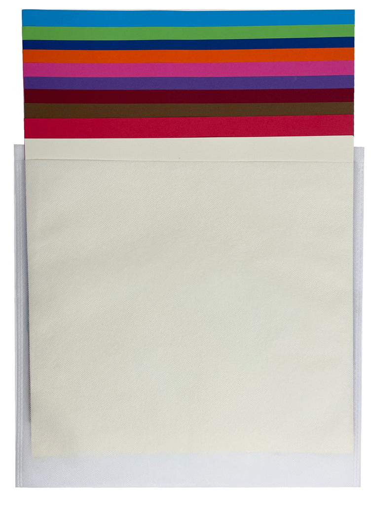 CheckOutStore White Non Woven Storage Sleeves for 12x12 Cardstock Pape CheckOutStore.com CheckOutStore White Non Woven Storage Sleeves for 12x12 Cardstock Pape CheckOutStore.com